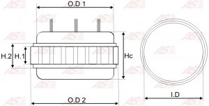 UD20082AS | AUTO STARTER | Uzwojenie do alternatora UD20082AS 