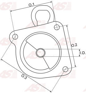 UD801442(BOSCH)SBR | AUTO STARTER | GÅ‚owica do rozrusznika UD801442(BOSCH)SBR 